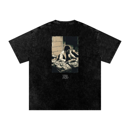 FTP: “The World is Yours” Vintage Charcoal Washed Graphic Street Tee