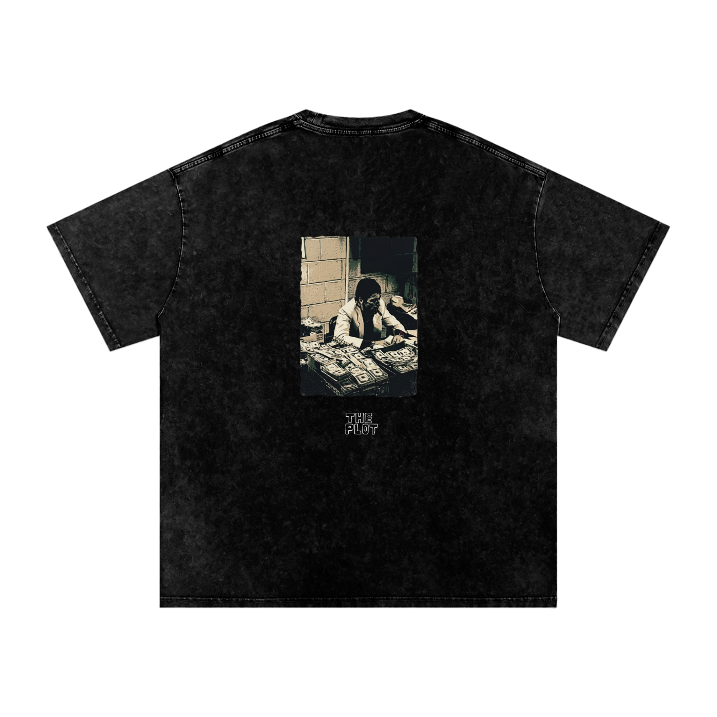 FTP: “The World is Yours” Vintage Charcoal Washed Graphic Street Tee