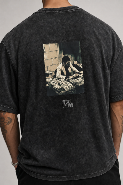 FTP: “The World is Yours” Vintage Charcoal Washed Graphic Street Tee