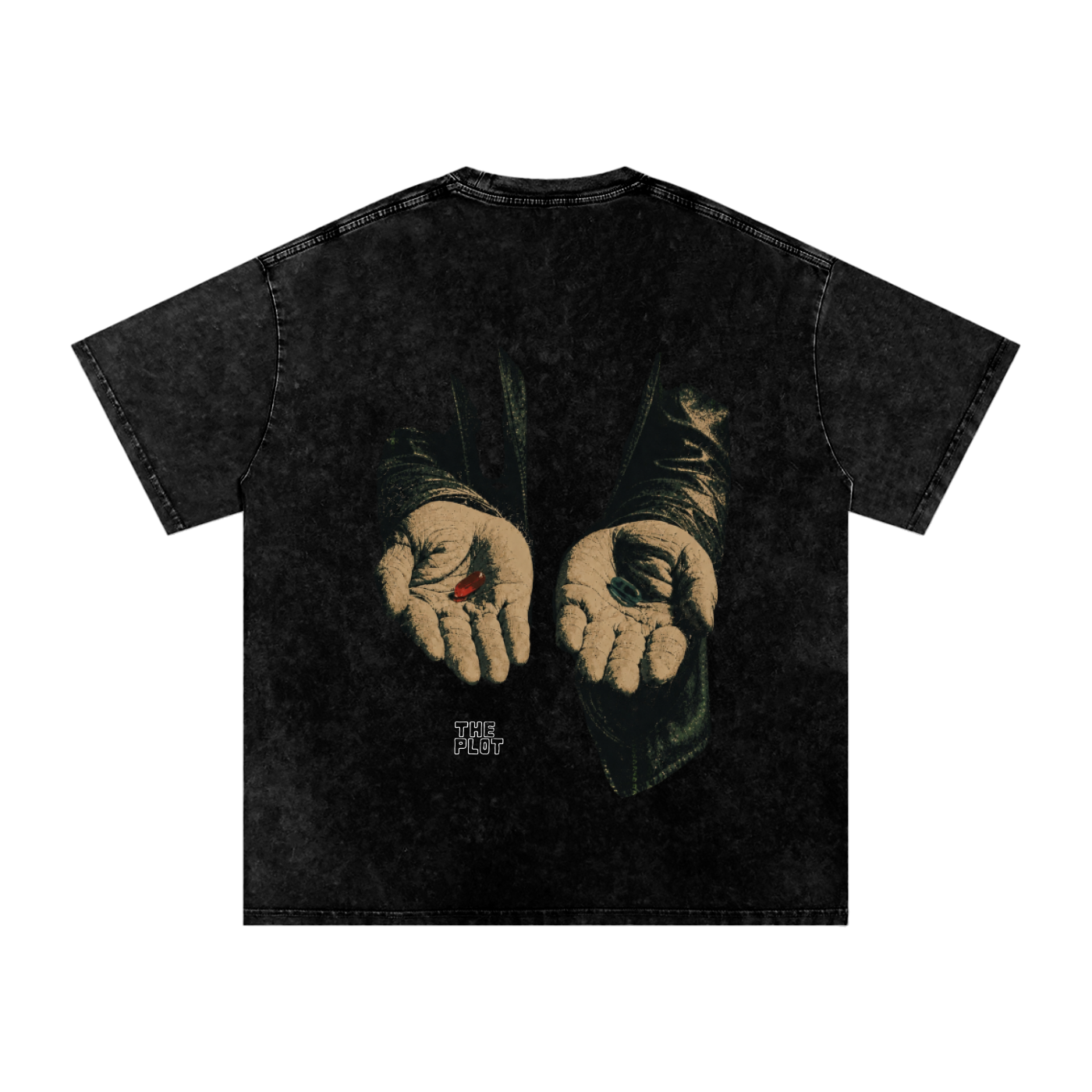 FTP: “The Choice is Yours” Vintage Charcoal Washed Graphic Street Tee