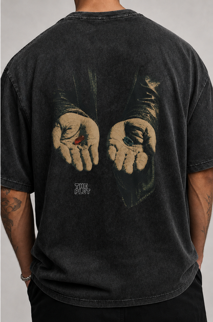 FTP: “The Choice is Yours” Vintage Charcoal Washed Graphic Street Tee