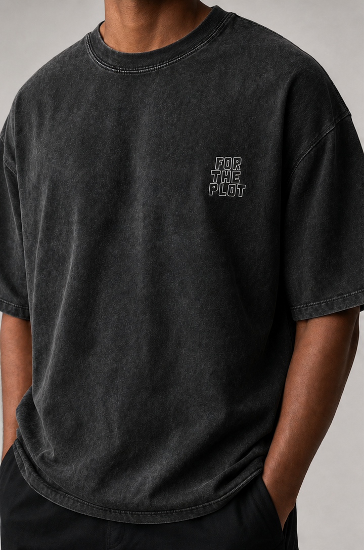 FTP: “The Choice is Yours” Vintage Charcoal Washed Graphic Street Tee